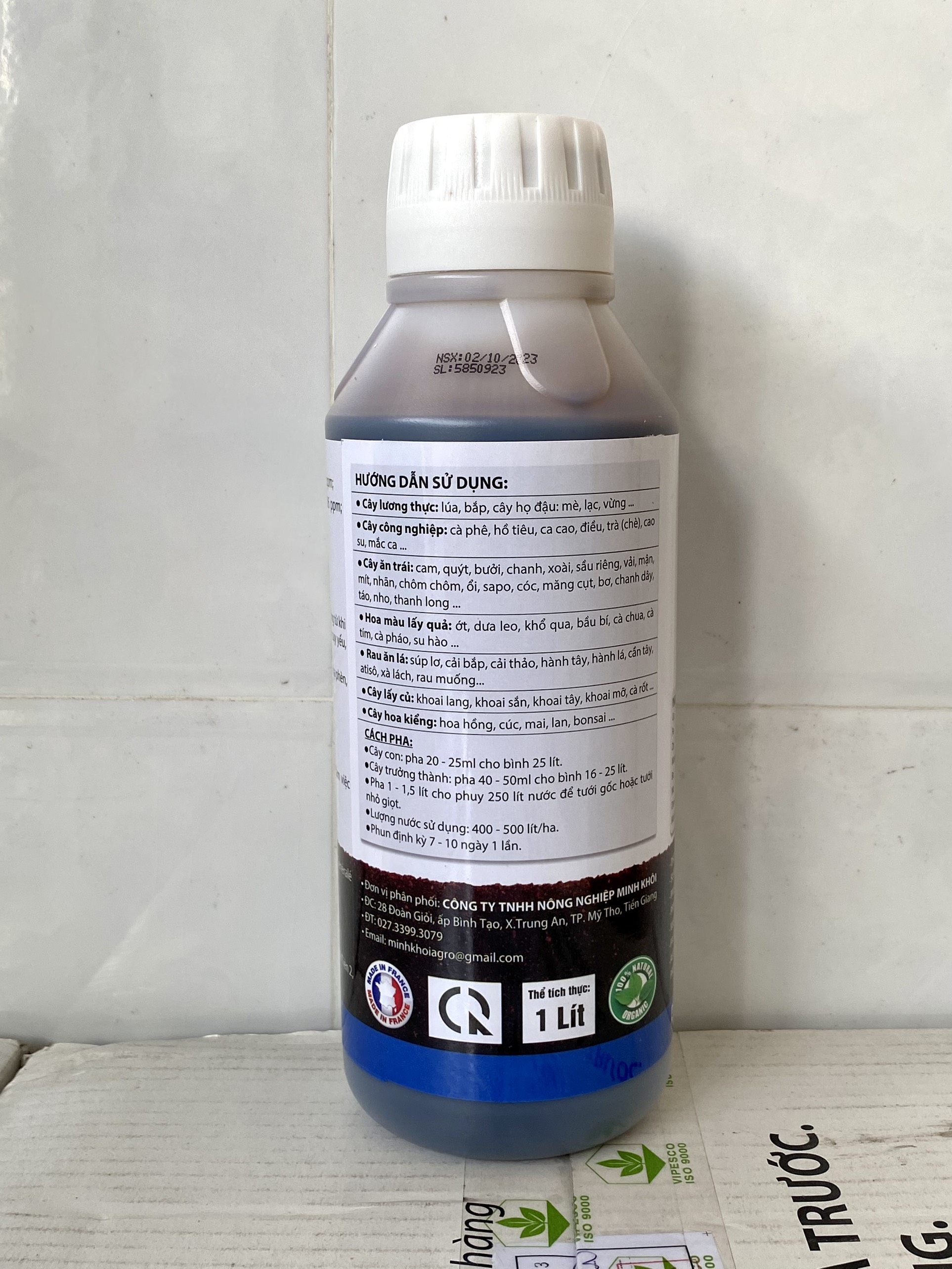 Phân bón hữu cơ cao cấp F2F Plus - Chai 1 lít